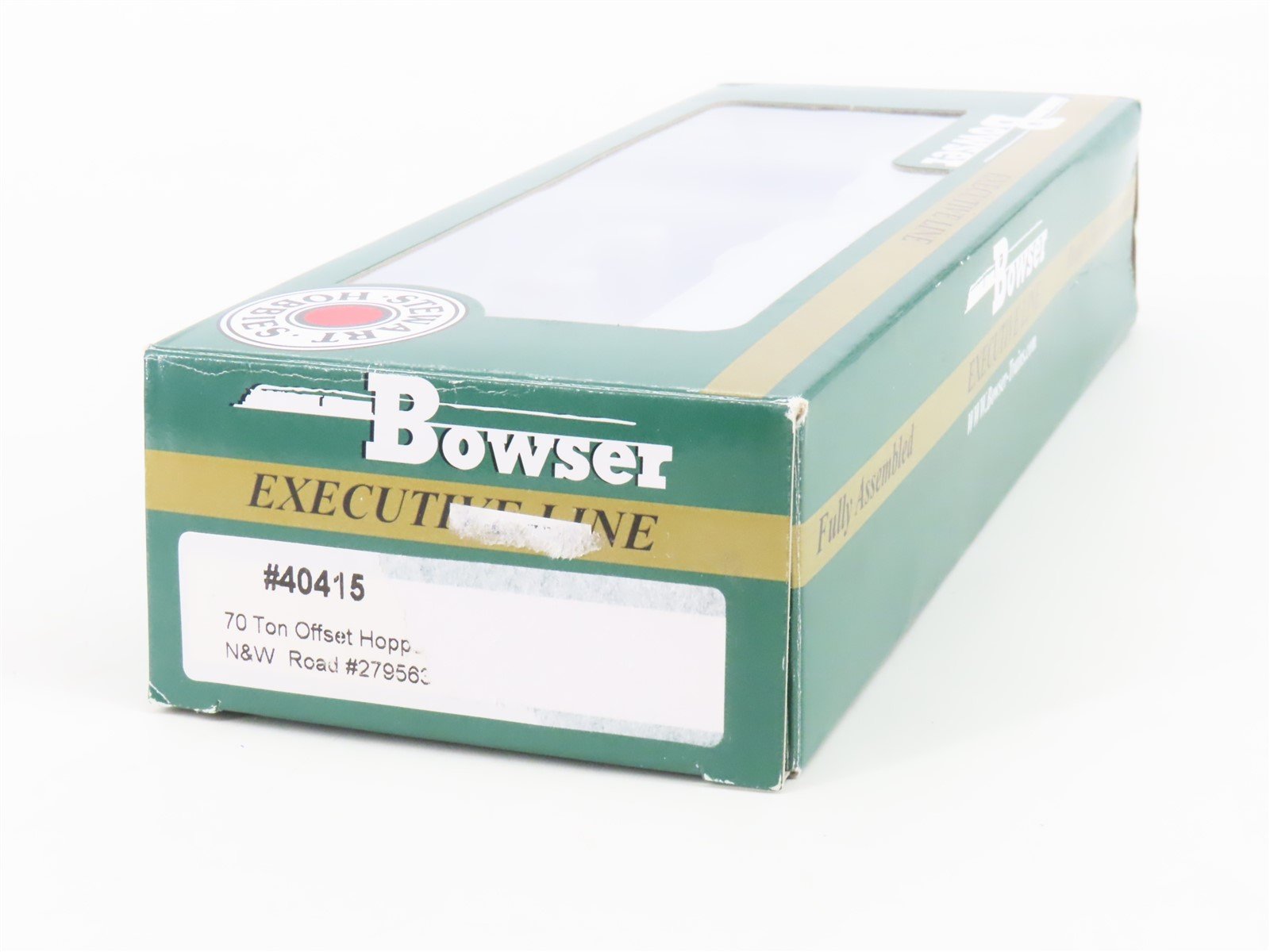 HO Scale Bowser Executive Line 40415 N&W Norfolk & Western 3-Bay Hopper #279563