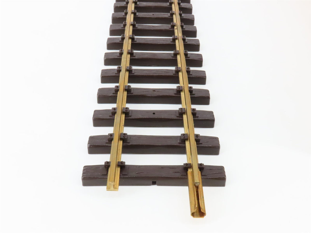 G Scale LGB 10600 BRASS 600mm Straight Track Pieces (12 ct.)