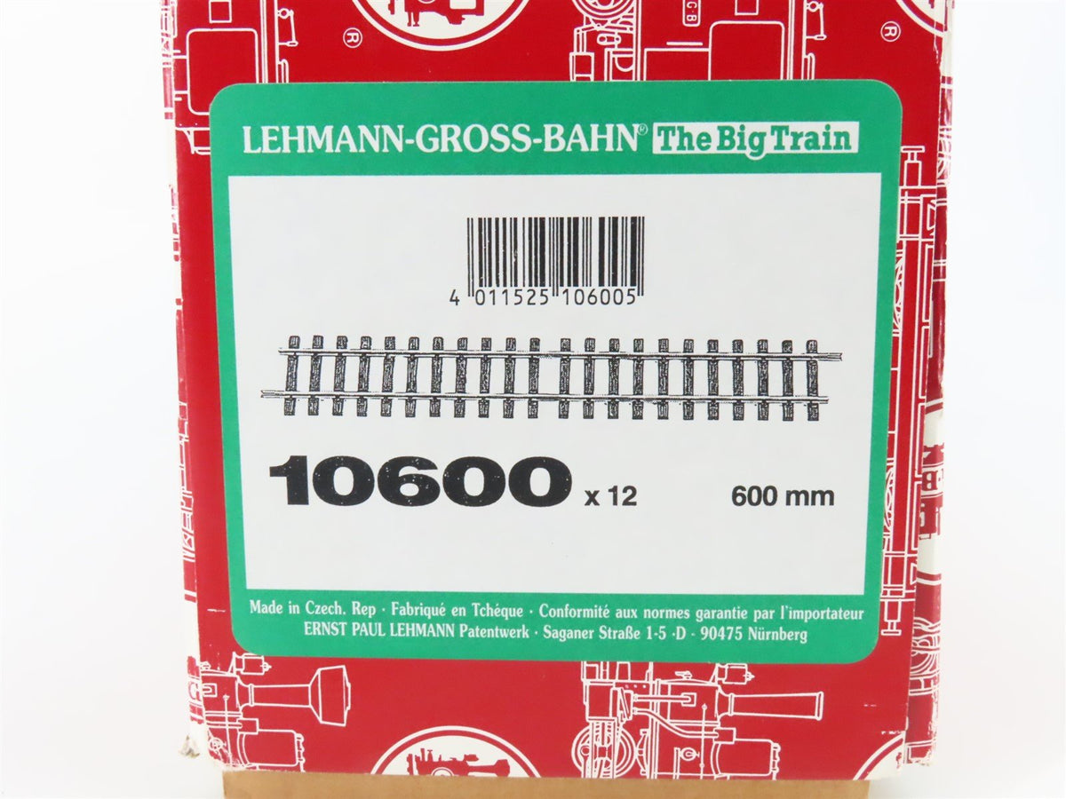 G Scale LGB 10600 BRASS 600mm Straight Track Pieces (12 ct.)