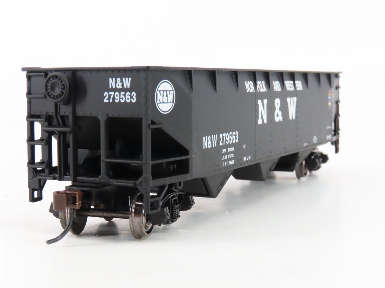 HO Scale Bowser Executive Line 40415 N&W Norfolk & Western 3-Bay Hopper #279563