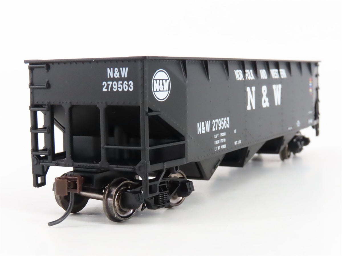 HO Scale Bowser Executive Line 40415 N&amp;W Norfolk &amp; Western 3-Bay Hopper #279563