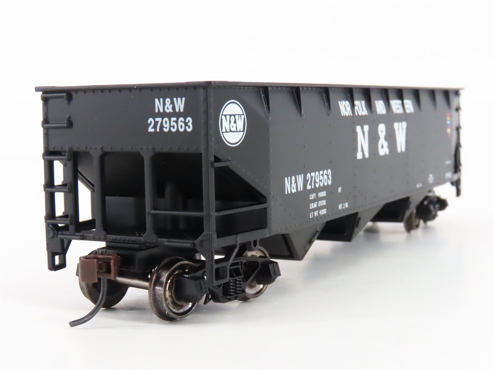 HO Scale Bowser Executive Line 40415 N&W Norfolk & Western 3-Bay Hopper #279563