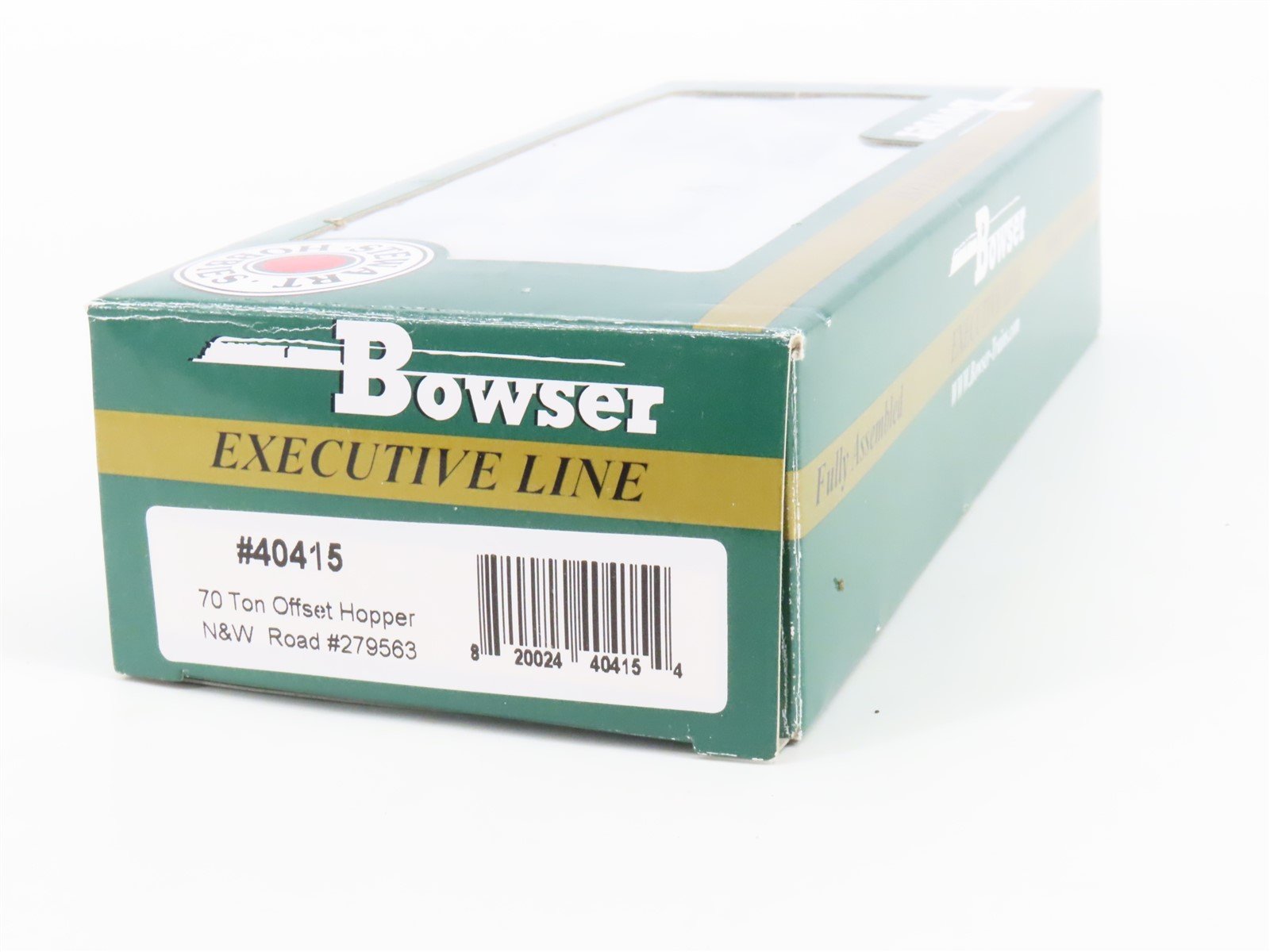 HO Scale Bowser Executive Line 40415 N&W Norfolk & Western 3-Bay Hopper #279563