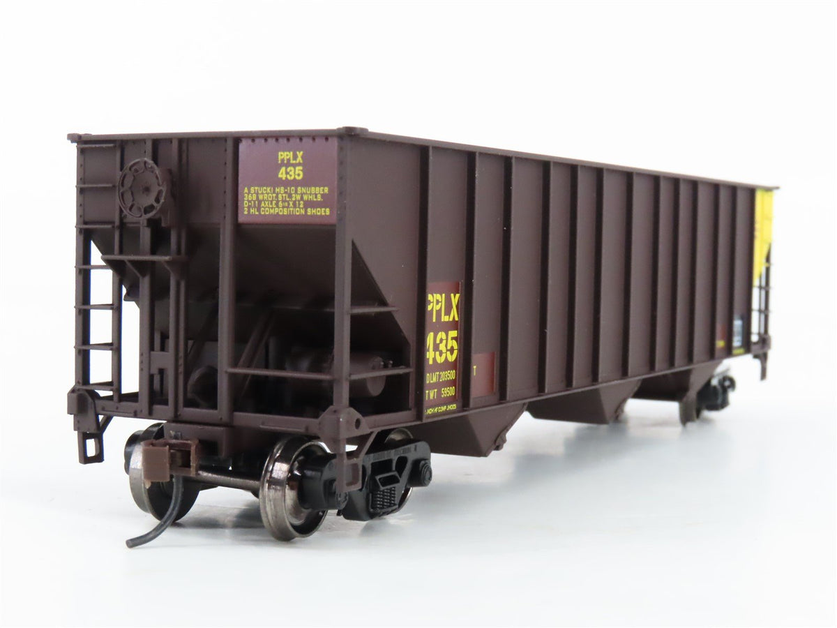 HO Scale Bowser Executive Line 40580 PPLX 3-Bay Open Hopper #435