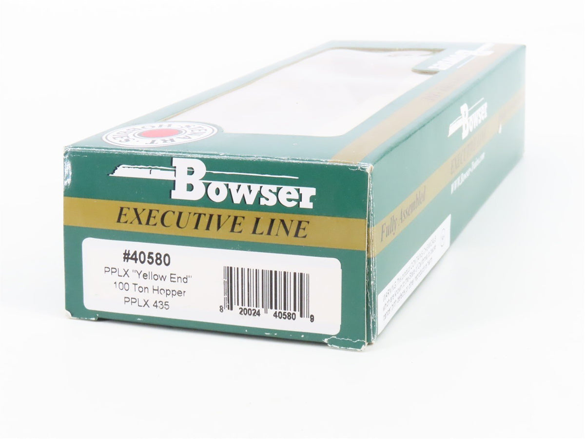 HO Scale Bowser Executive Line 40580 PPLX 3-Bay Open Hopper #435