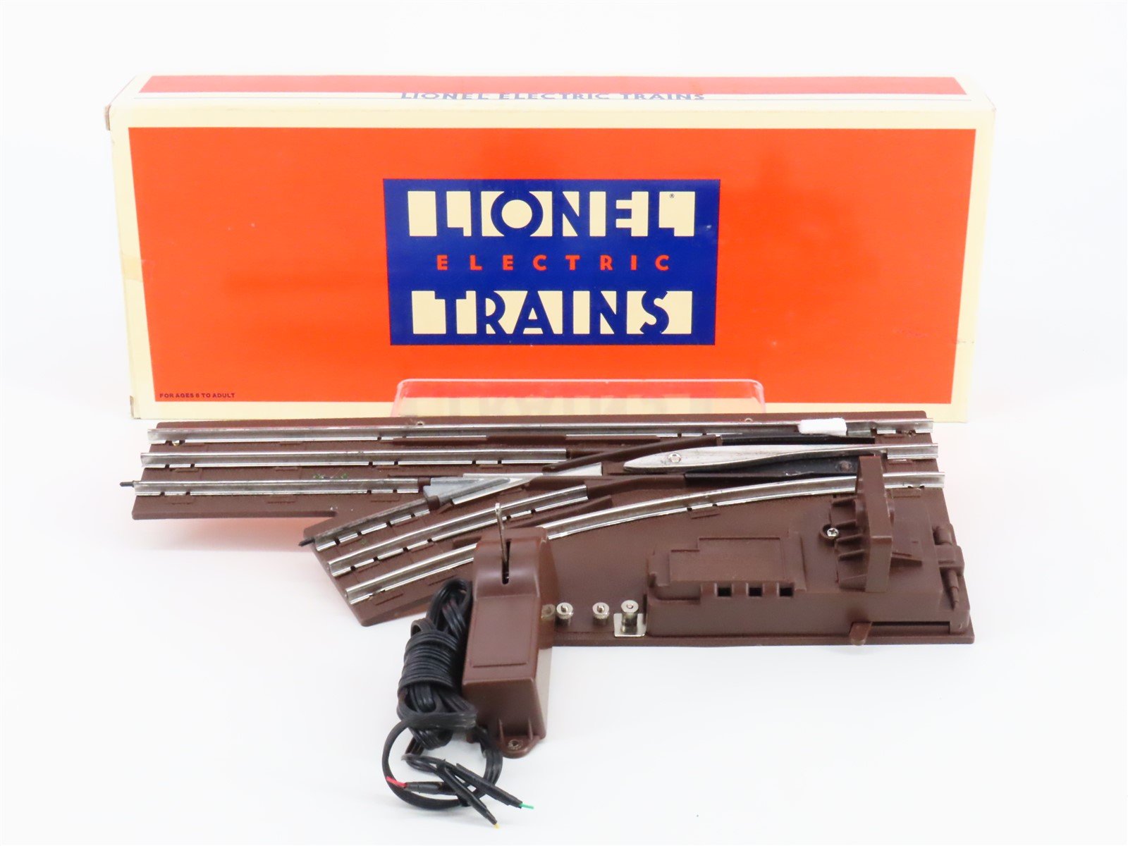 O27 Gauge 3-Rail Lionel 6-65167 O42 Lefthand Remote Switch Track Piece