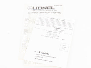 O27 Gauge 3-Rail Lionel 6-65168 O42 Righthand Remote Switch Track Piece