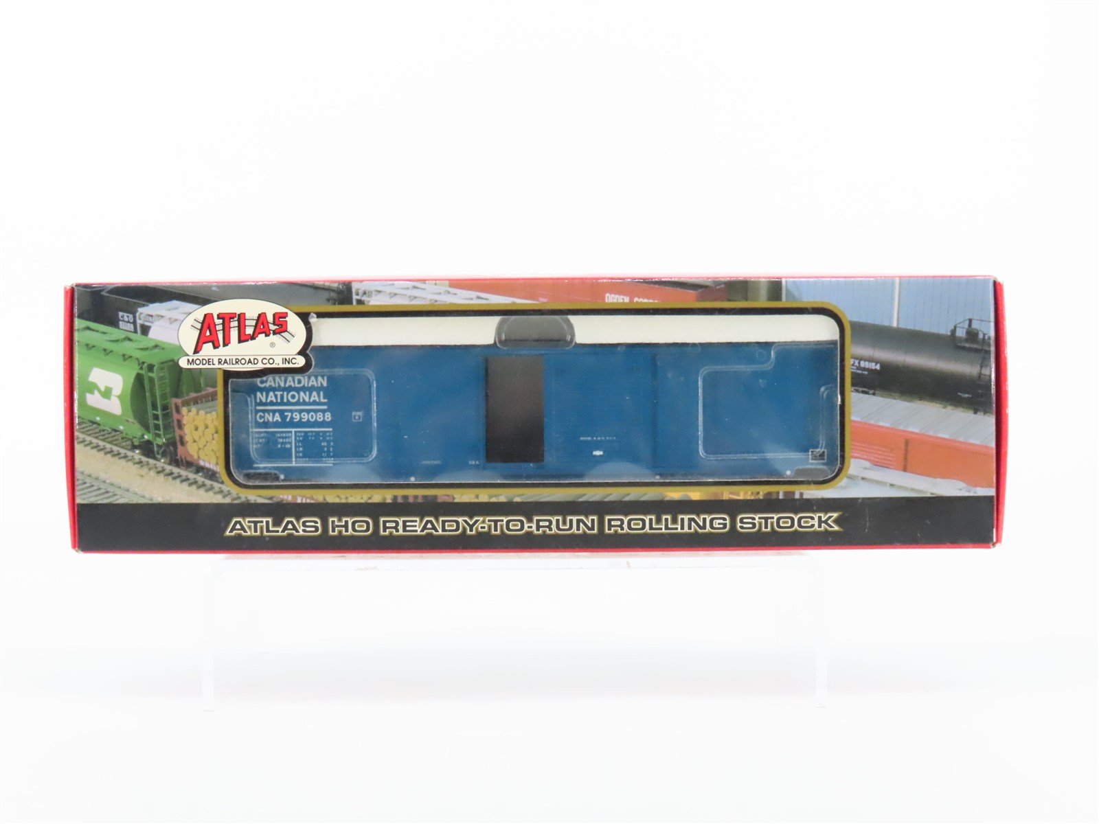 HO Atlas 1660-1 CNA Canadian National 60' Single Door Box Car #799088 - Sealed