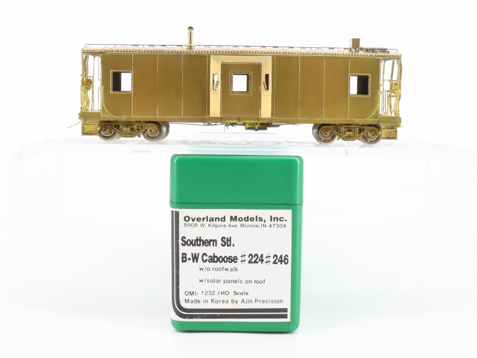 HO Scale Overland Models OMI-1232 Brass Southern Stl. B-W Caboose #224 #246