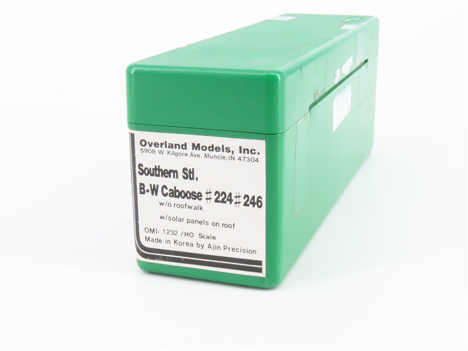 HO Scale Overland Models OMI-1232 Brass Southern Stl. B-W Caboose #224 #246