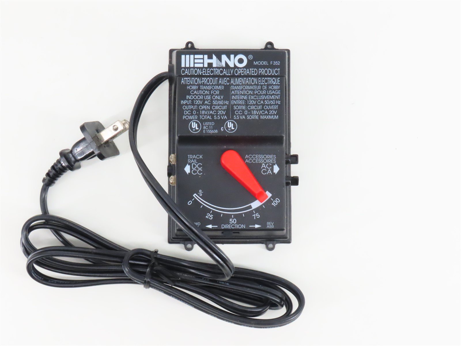 Mehano F352 DC 18V Transformer - Model Train Market