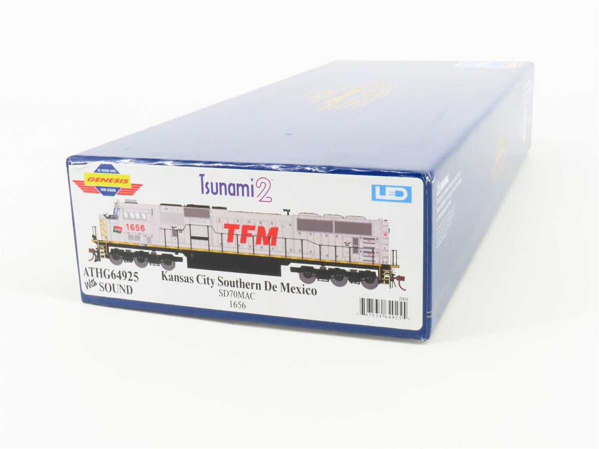 HO Scale Athearn Genesis ATHG64925 KCSdeM/TFM SD70MAC Diesel #1656 wDCC &amp; Sound