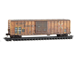 N Scale Micro-Trains MTL 02544439 CSX/ex-Railbox 50' Box Car #141948 - Weathered
