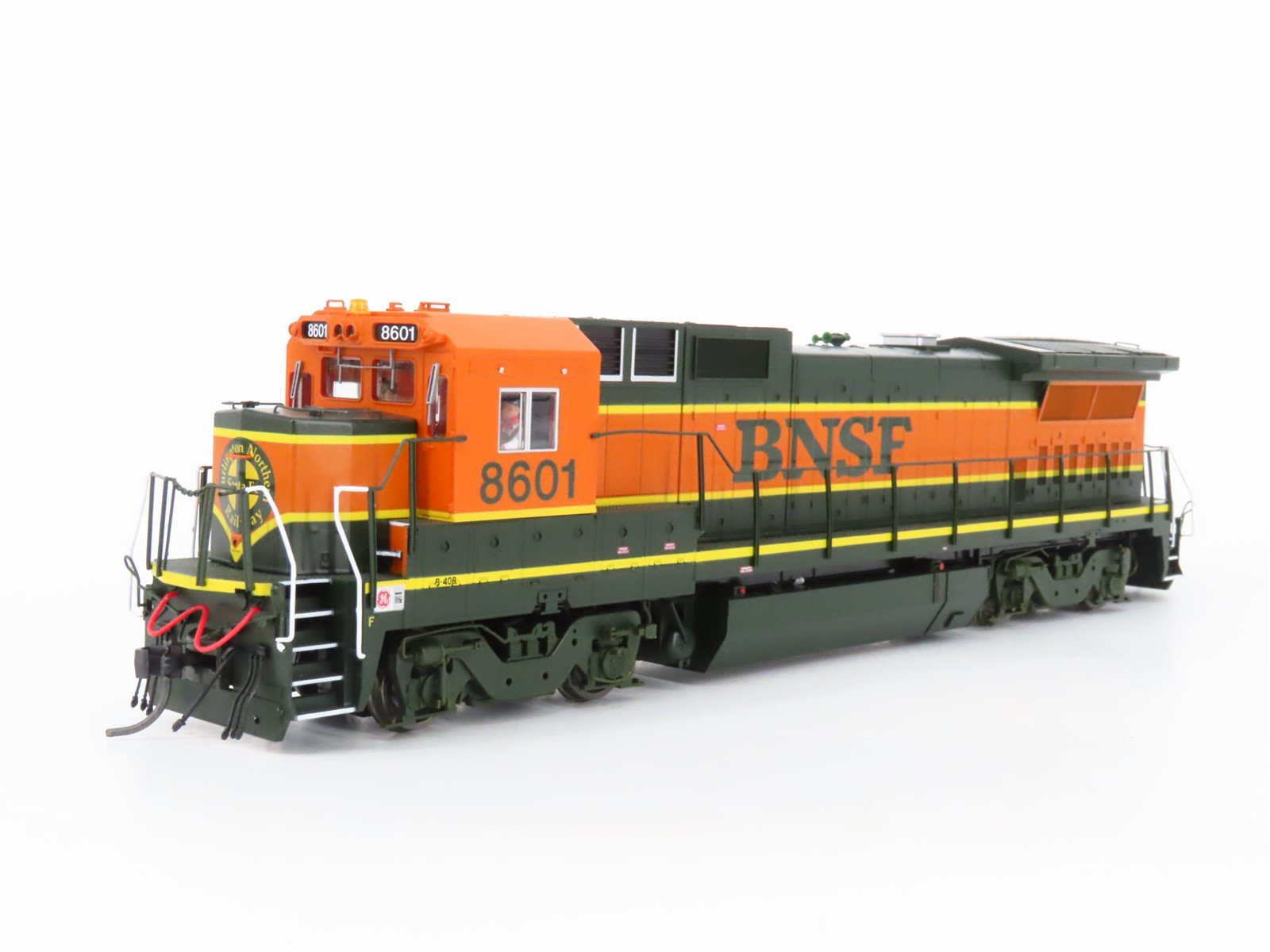 HO Scale Atlas Master 9025 BNSF Railway GE Dash 8-40B Diesel #8601 w/ DCC