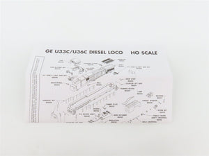 HO Scale Atlas 8554 SBD Seaboard System GE U36C Diesel #7304 - DCC Ready