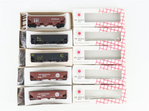 LOT of 5 HO Scale Stewart Hobbies Kits SAL, SCL, C&O Chessie 3-Bay Hoppers