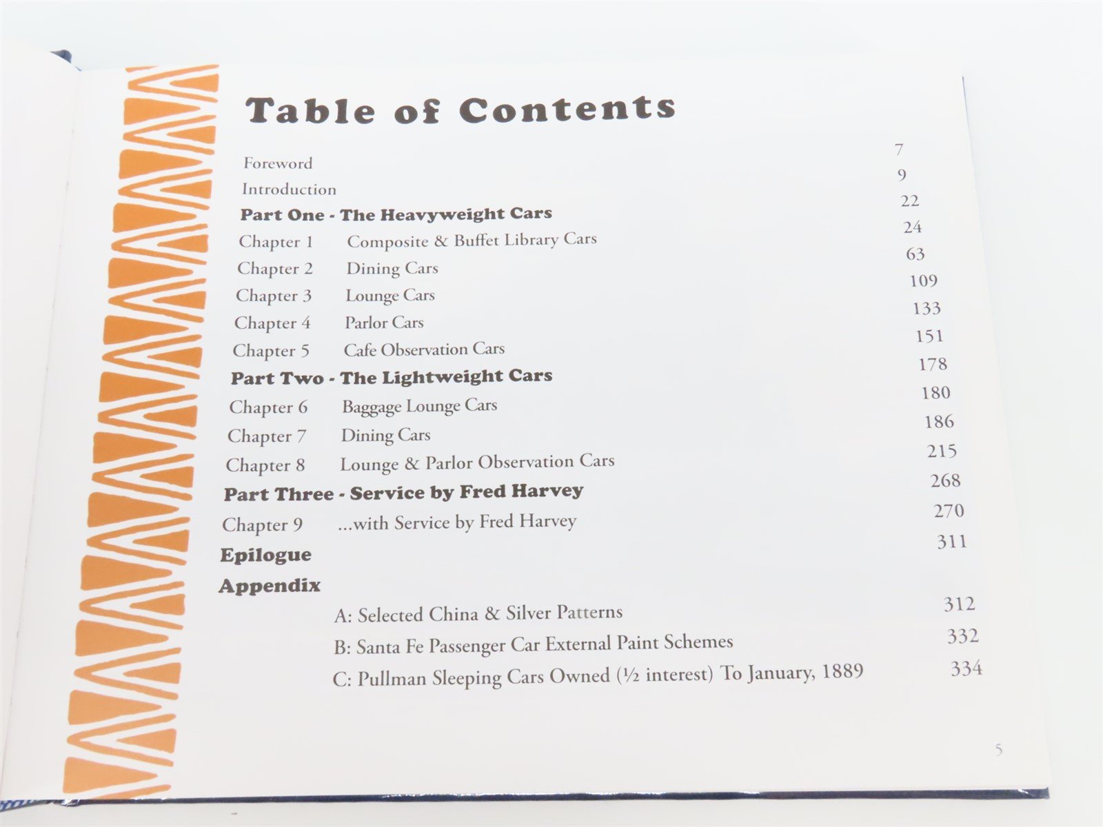 Dining and Beverage Service Cars of the Santa Fe by John B. McCall ©2006 HC Book