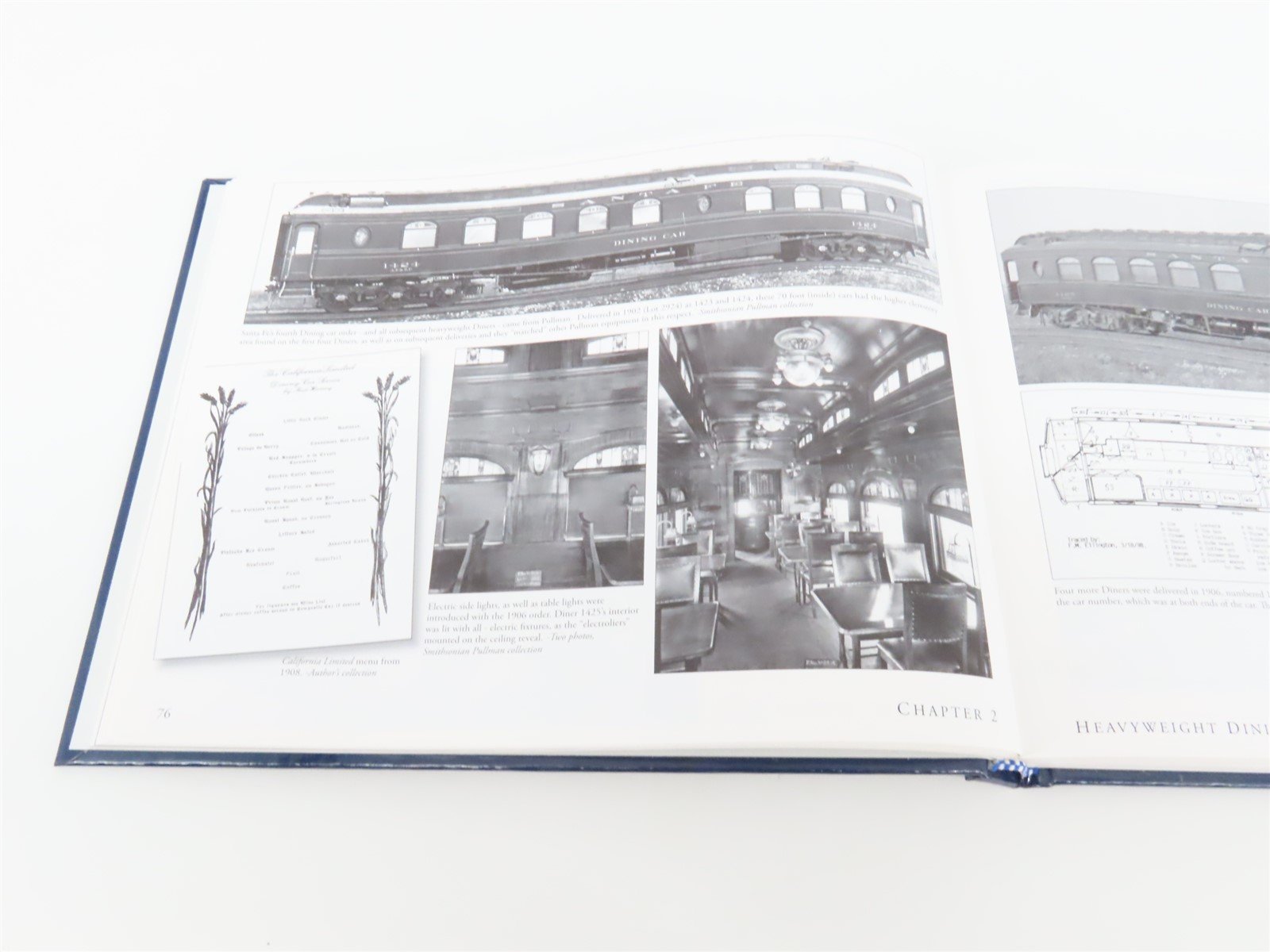 Dining and Beverage Service Cars of the Santa Fe by John B. McCall ©2006 HC Book