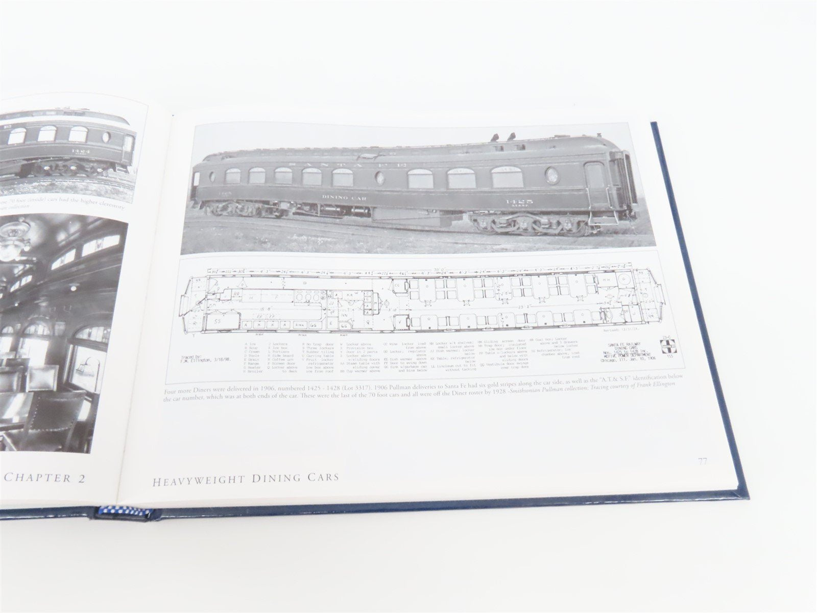 Dining and Beverage Service Cars of the Santa Fe by John B. McCall ©2006 HC Book