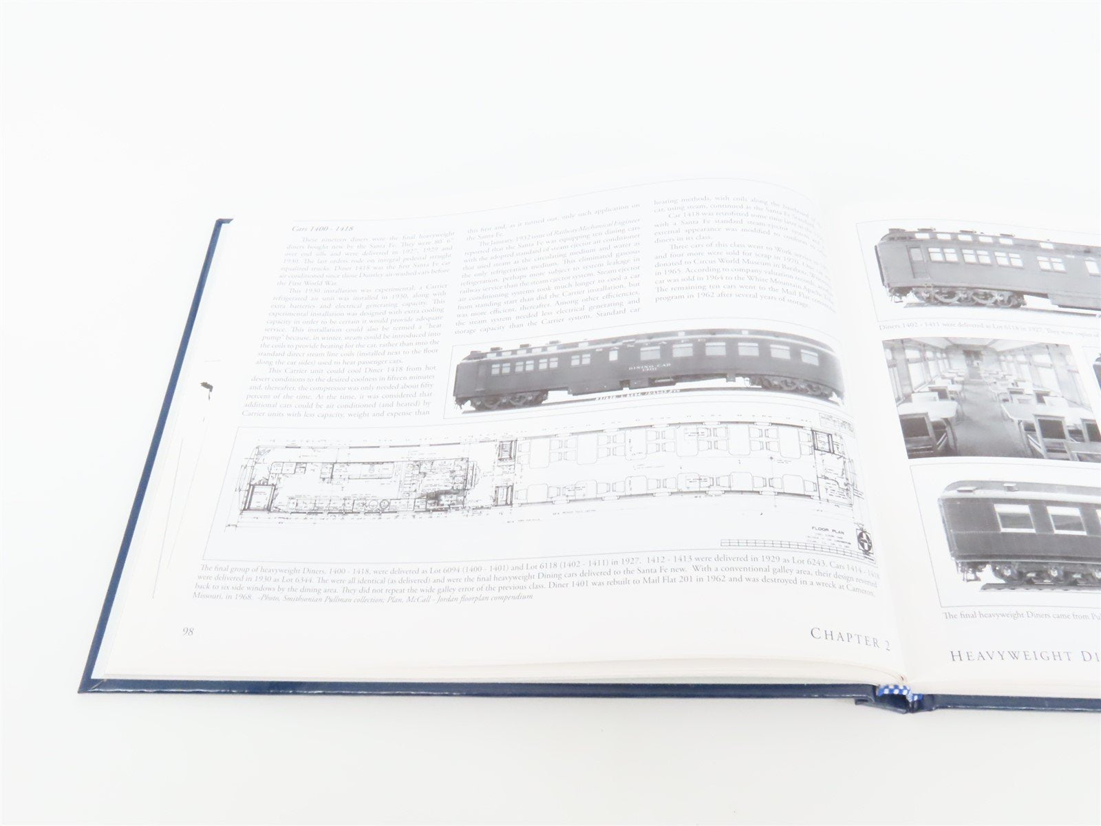 Dining and Beverage Service Cars of the Santa Fe by John B. McCall ©2006 HC Book