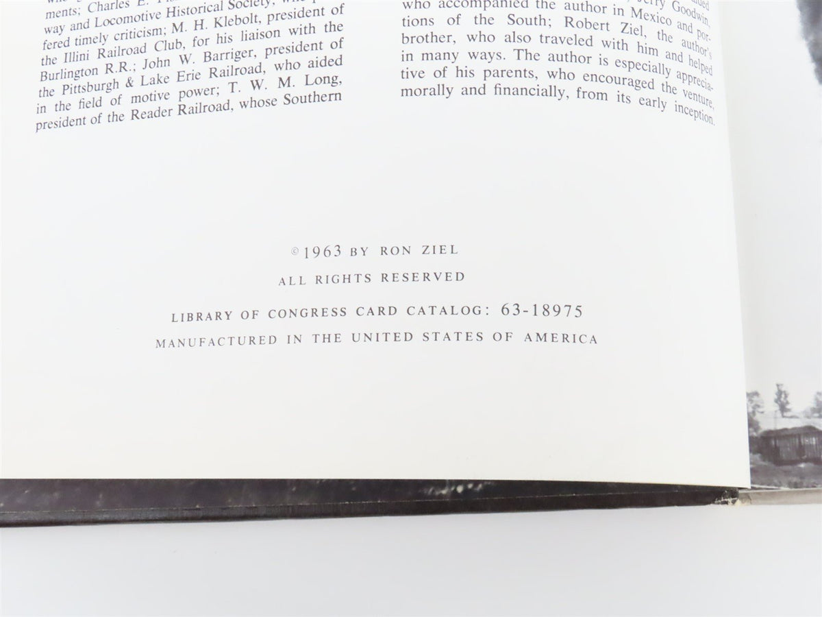 The Twilight of Steam Locomotives by Ron Ziel ©1963 HC Book