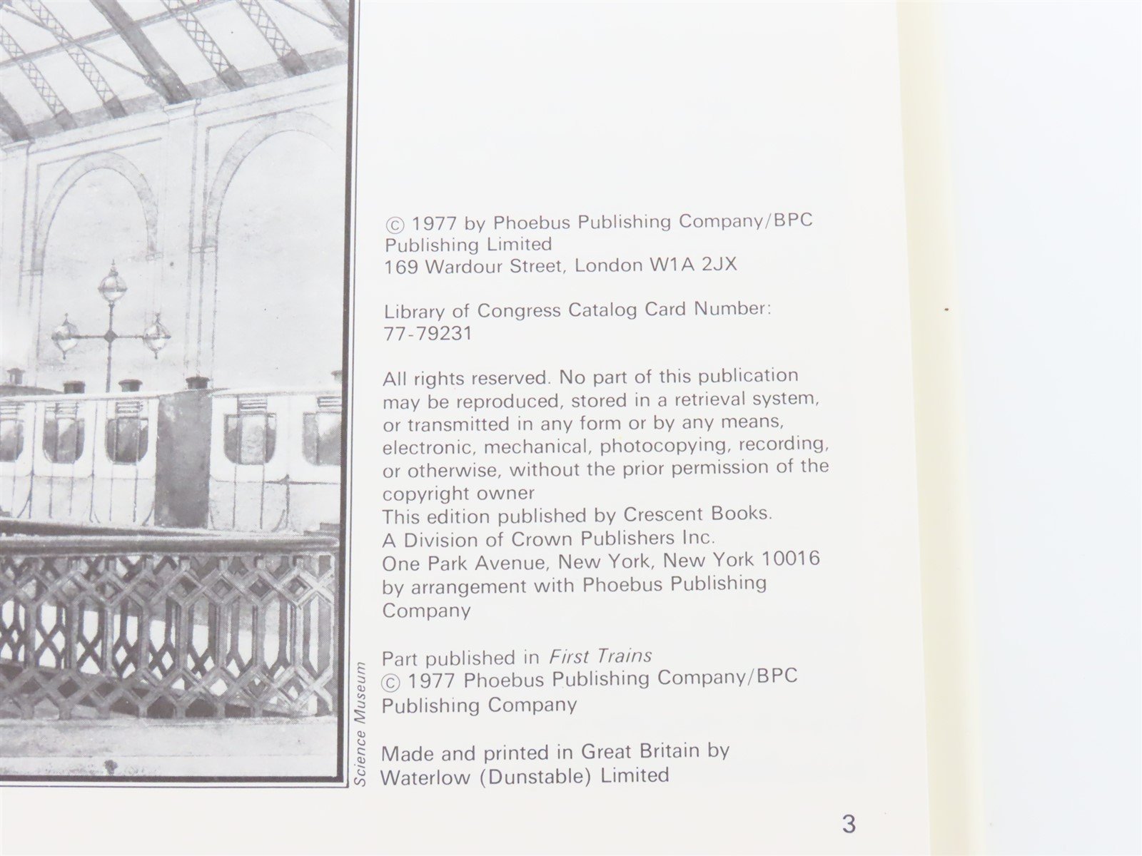 The Golden Years Of Trains 1830-1920 by Harry Weaver ©1977 HC Book