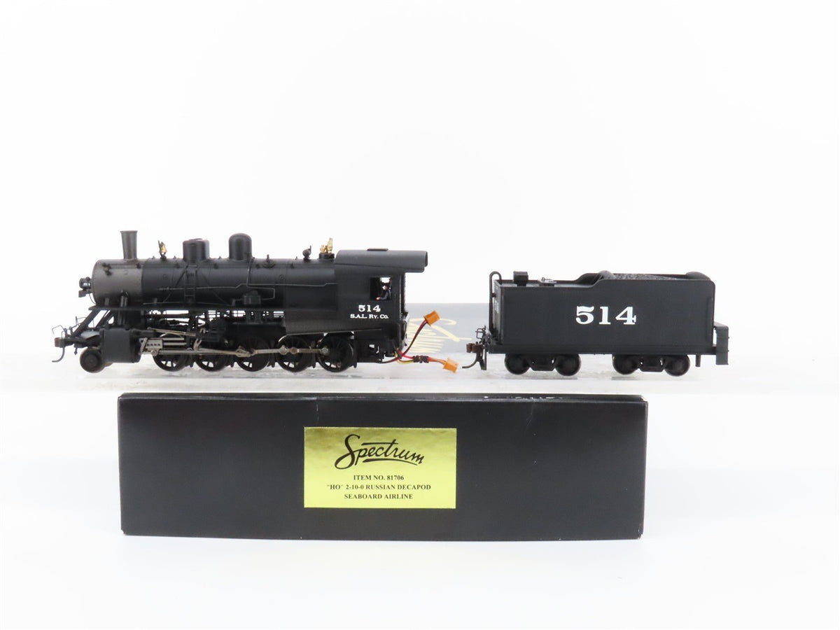 HO Bachmann Spectrum 81706 SAL Seaboard Air Line 2-10-0 Steam #514 - DCC Ready