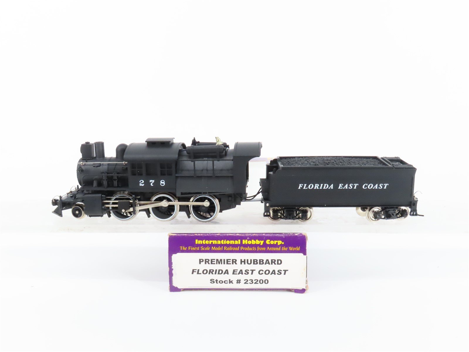 HO IHC/MEHANO Premier 23200 FEC Florida East Coast 2-6-0 Camelback Steam #278