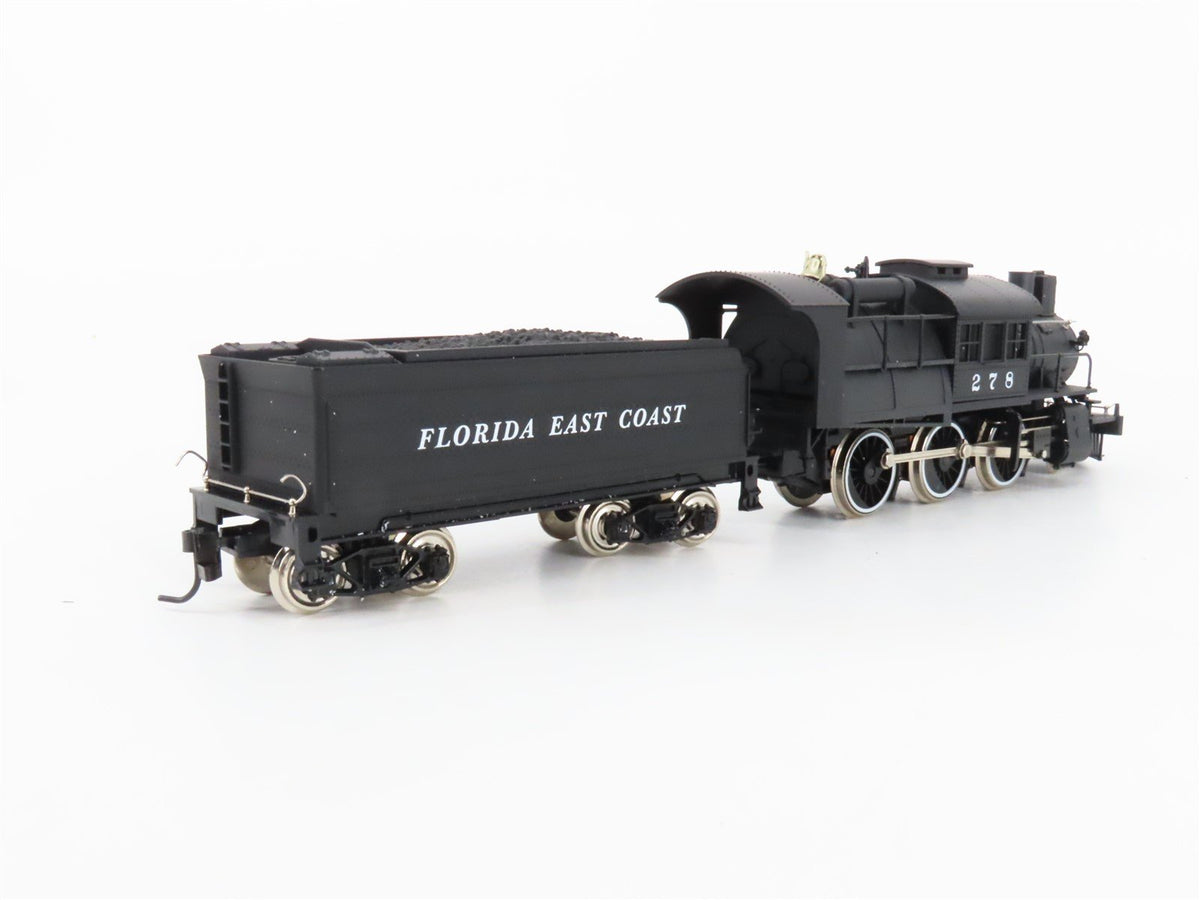 HO IHC/MEHANO Premier 23200 FEC Florida East Coast 2-6-0 Camelback Steam #278