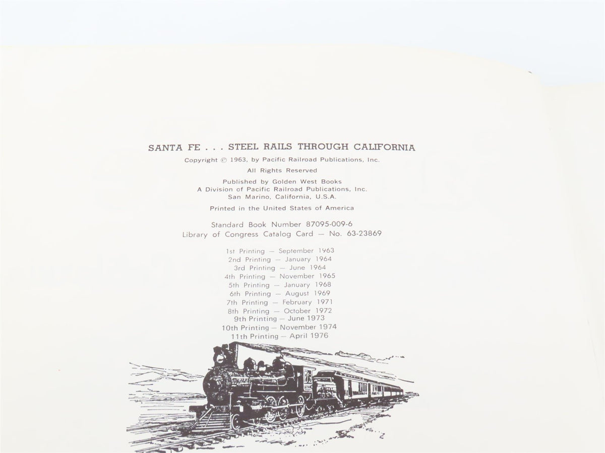 Santa Fe...Steel Rails Through California by Donald Duke &amp; Stan Kistler ©1976