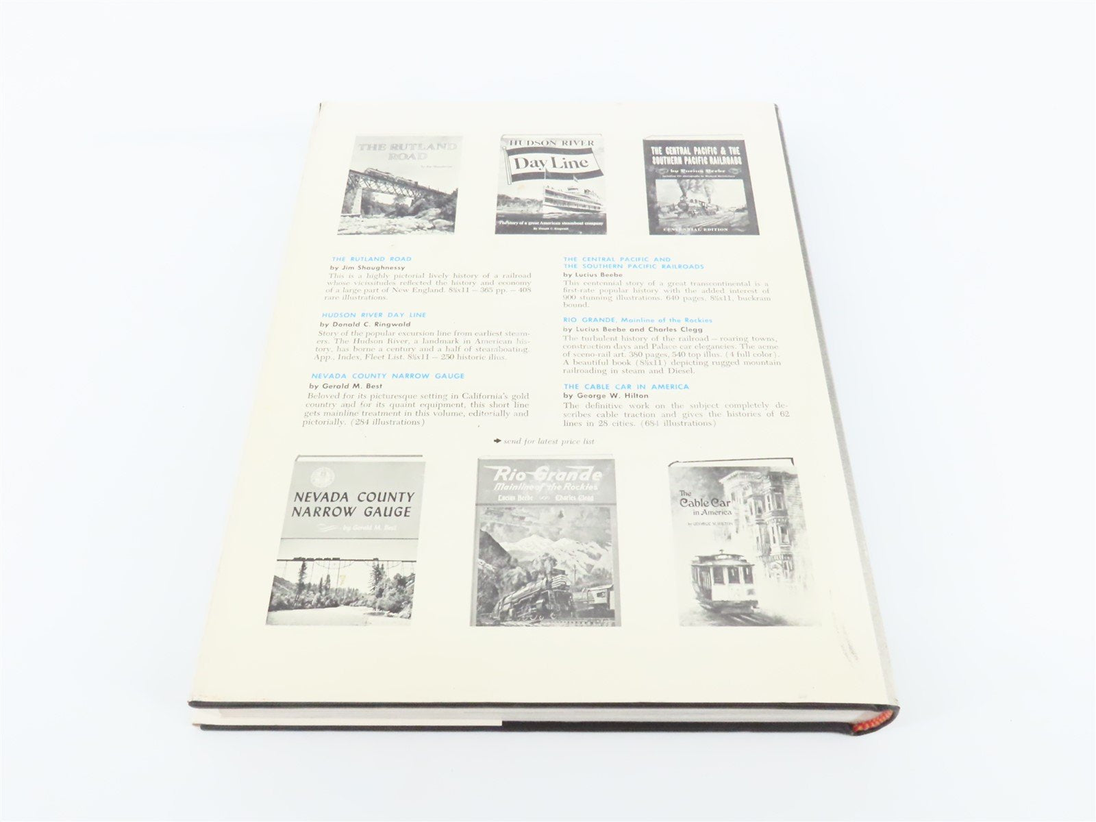 The Trains We Rode Volume 1 by Lucius Beebe & Charles Clegg ©1965 HC Book