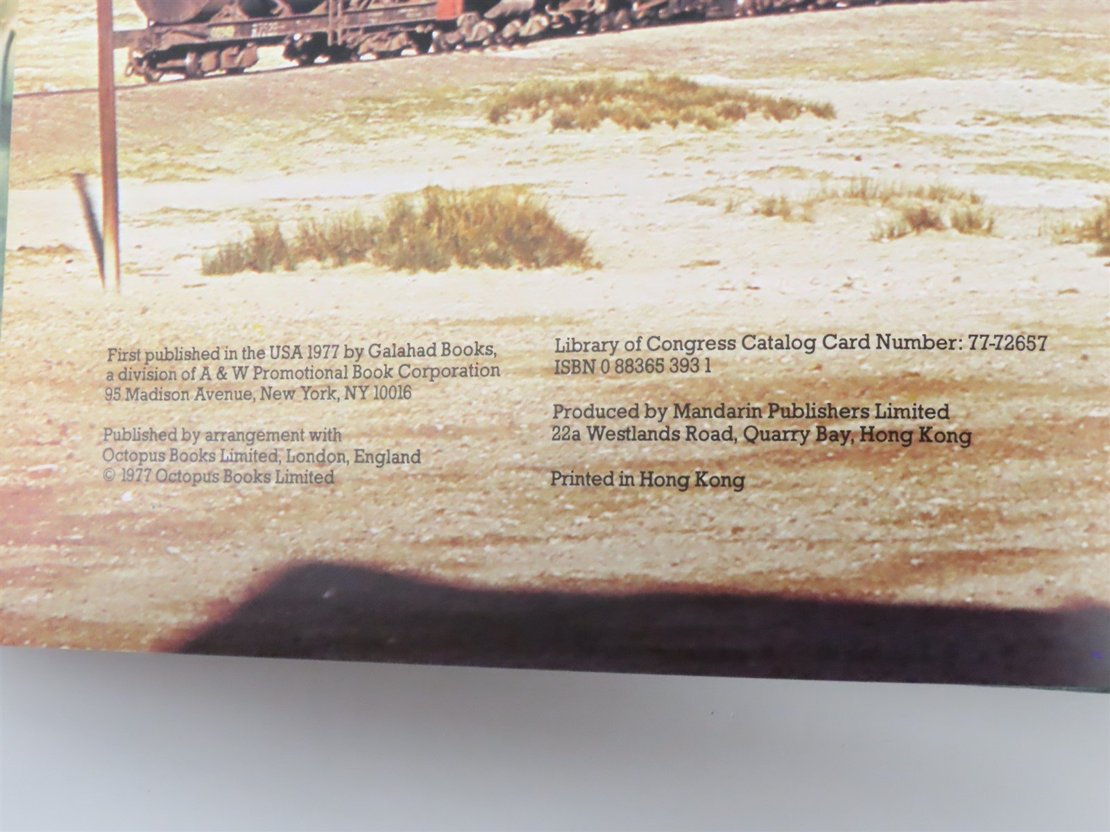 Encyclopedia Of Railroads by O.S. Nock, General Editor ©1977 HC Book