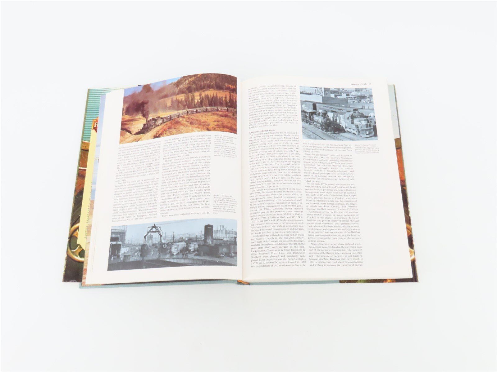 Encyclopedia Of Railroads by O.S. Nock, General Editor ©1977 HC Book