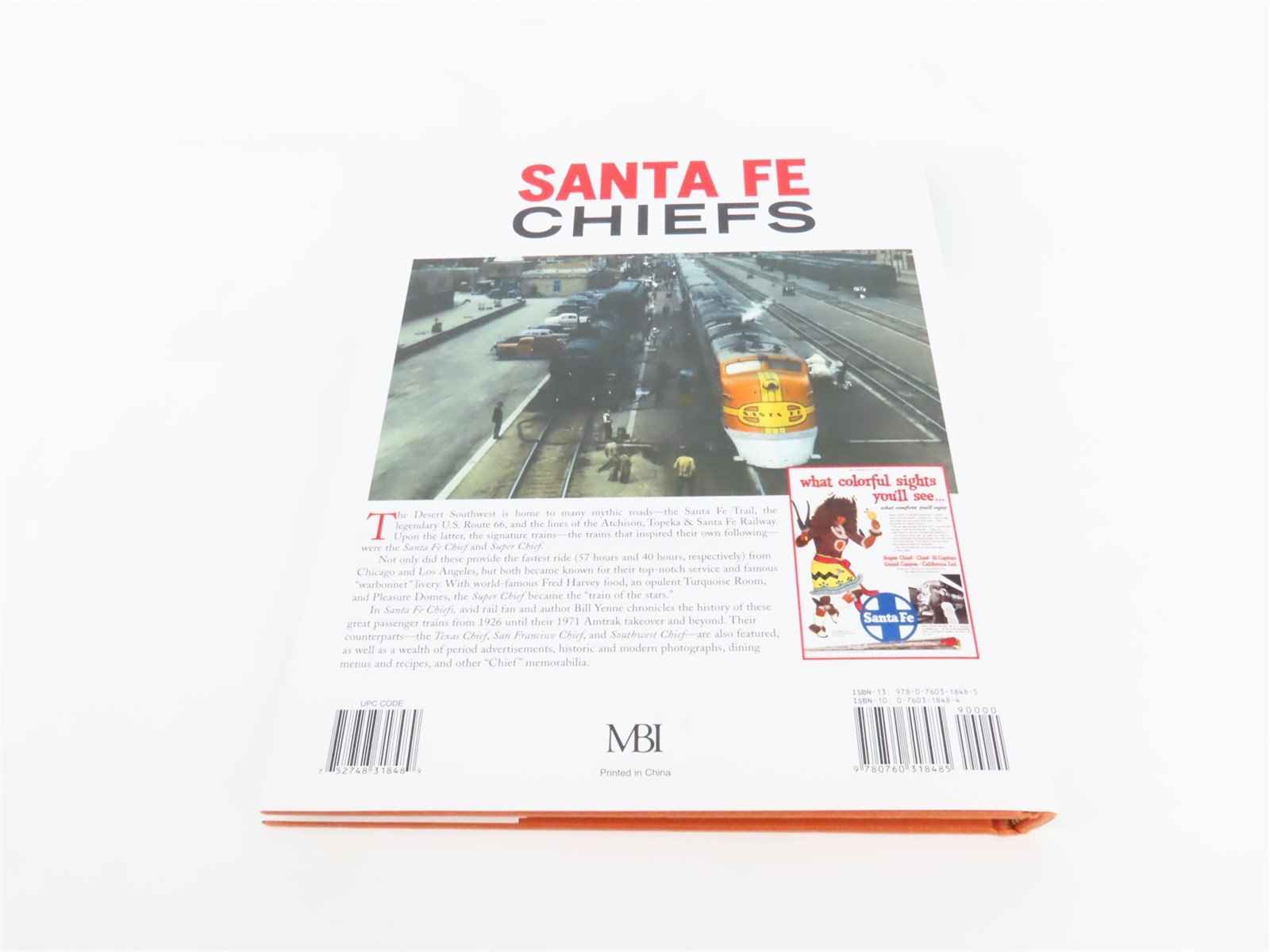 Great Passenger Trains: Santa Fe Chiefs by Bill Yenne ©2005 HC Book