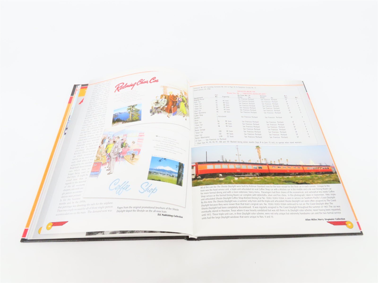 Southern Pacific Passenger Train Consists and Cars 1955-1958 by Stegmaier ©2001