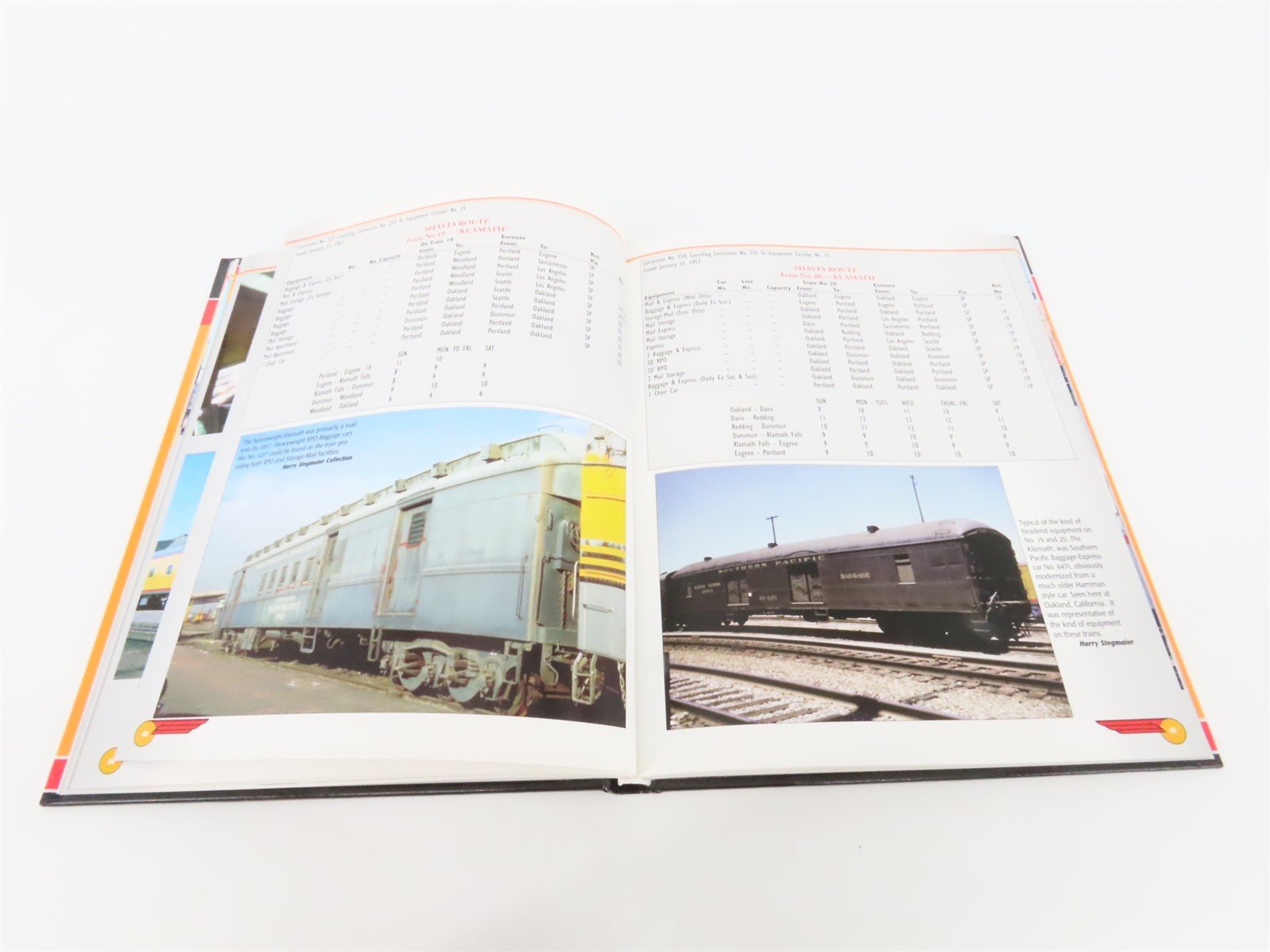 Southern Pacific Passenger Train Consists and Cars 1955-1958 by Stegmaier ©2001