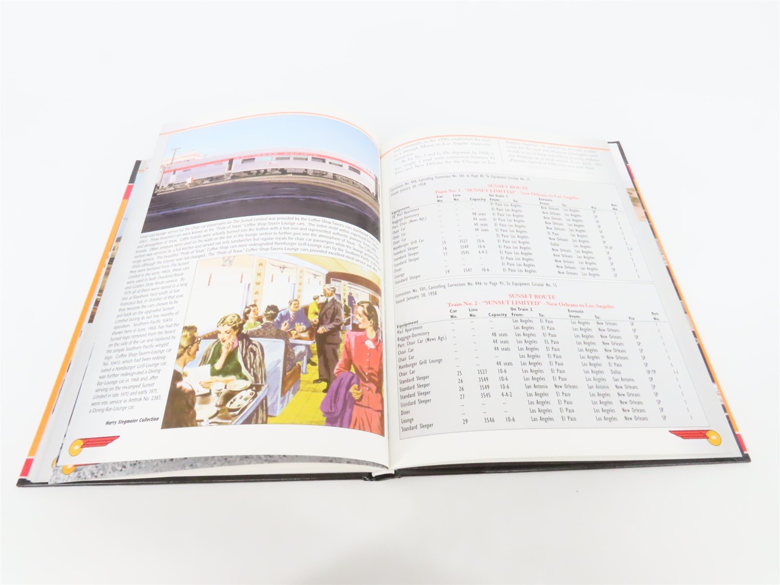 Southern Pacific Passenger Train Consists and Cars 1955-1958 by Stegmaier ©2001