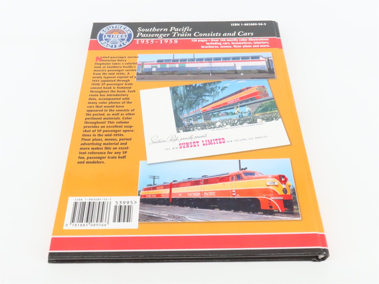 Southern Pacific Passenger Train Consists and Cars 1955-1958 by Stegmaier ©2001