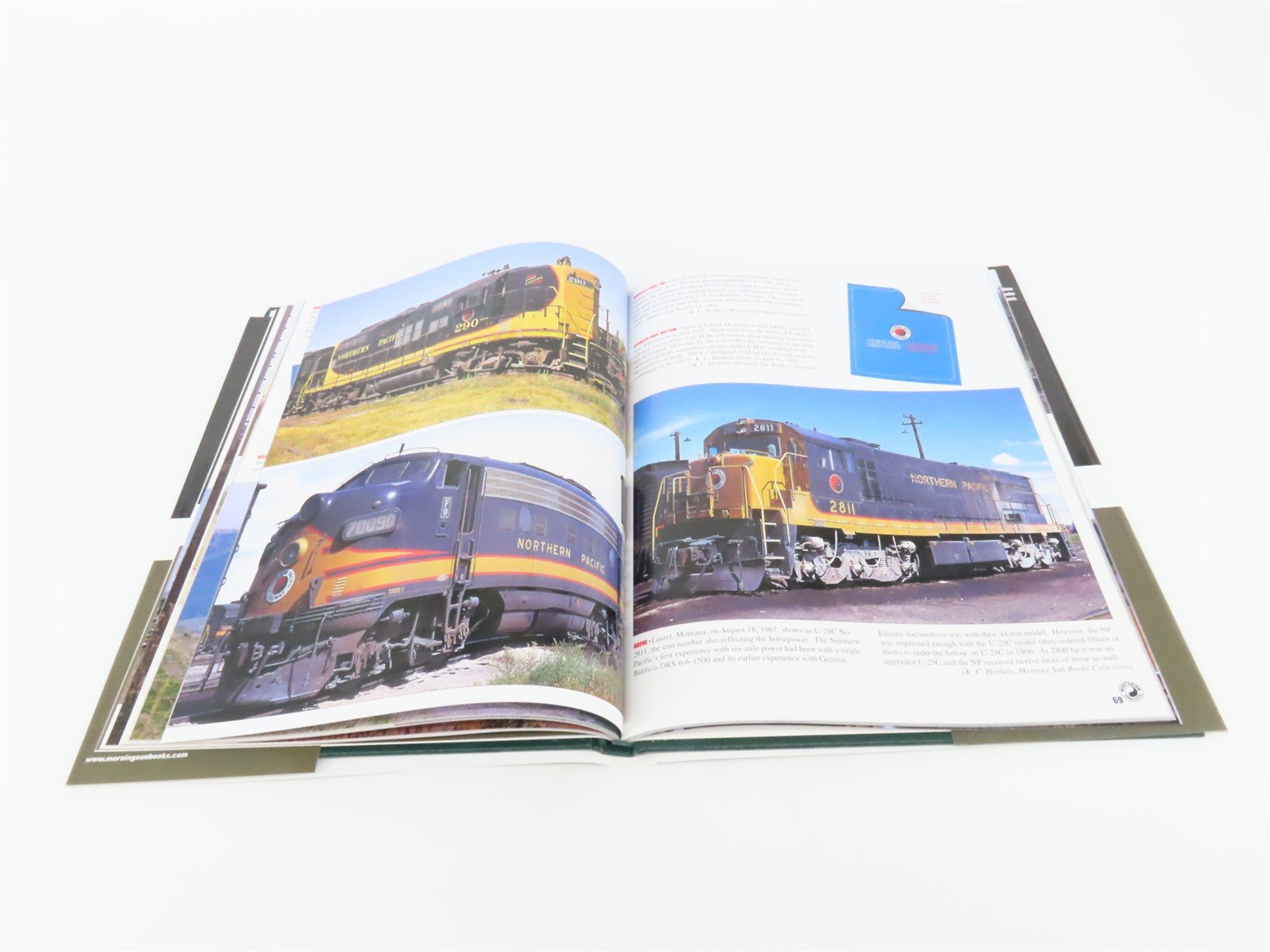 Morning Sun Northern Pacific In Color Vol. 2 1960-1970 by Nighswonger ©2008 Book