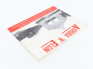 Aurora 'N' Elgin Chicago Aurora & Elgin by James D. Johnson ©1965 SC Book
