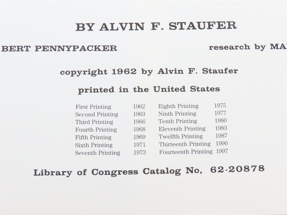 Pennsy Power Steam &amp; Electric Locomotives Of The PRR 1900-1957 by Staufer ©1997