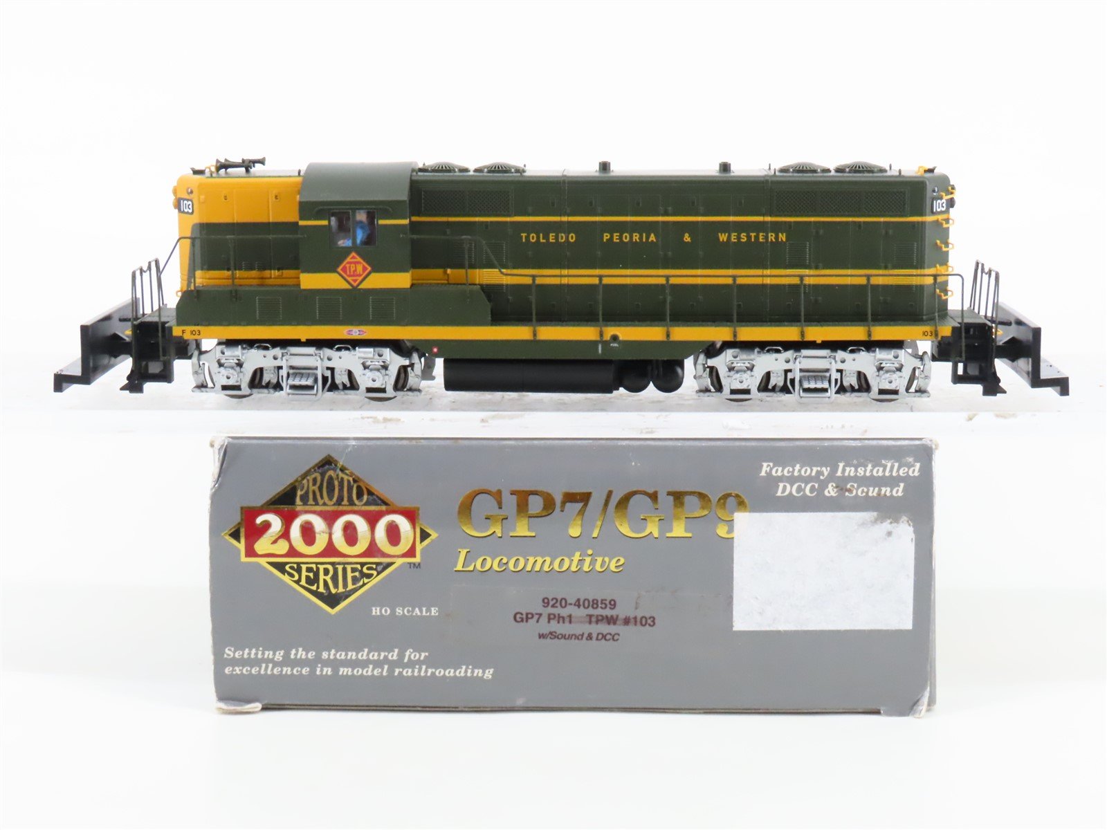 HO Scale Proto 2000 920-40859 TPW Railway GP7 Ph1 Diesel Loco #103 w/DCC & Sound