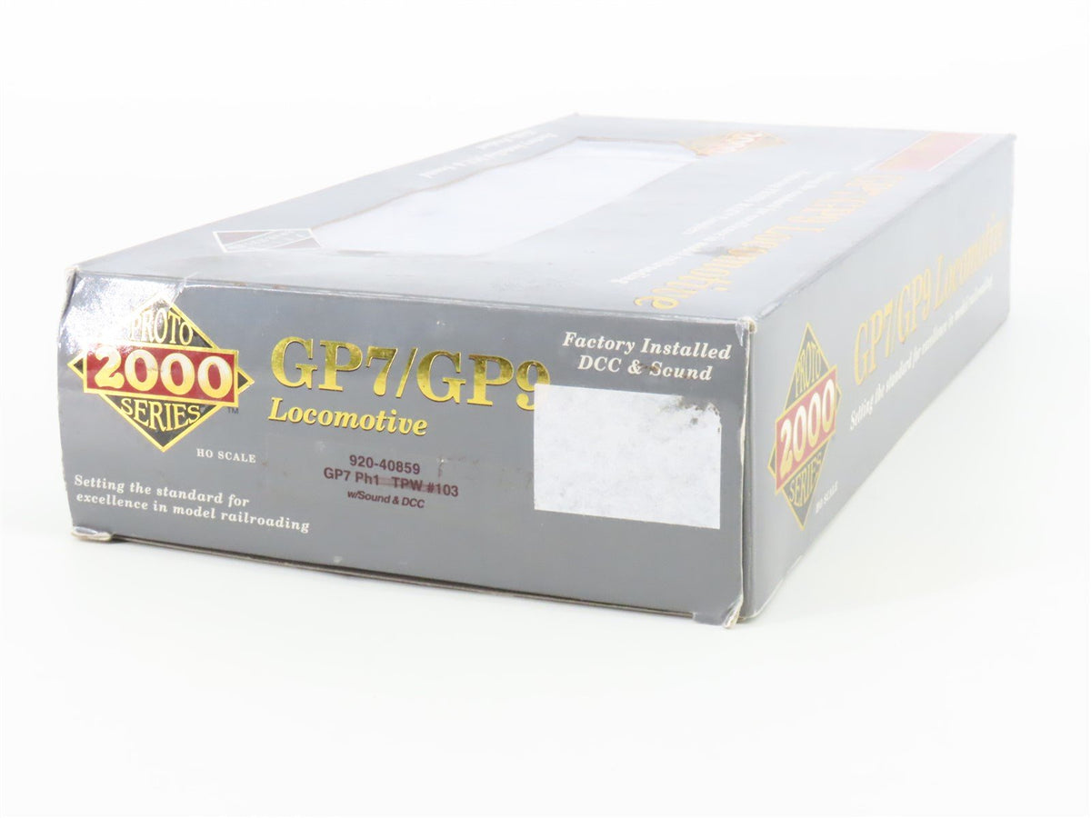 HO Scale Proto 2000 920-40859 TPW Railway GP7 Ph1 Diesel Loco #103 w/DCC &amp; Sound