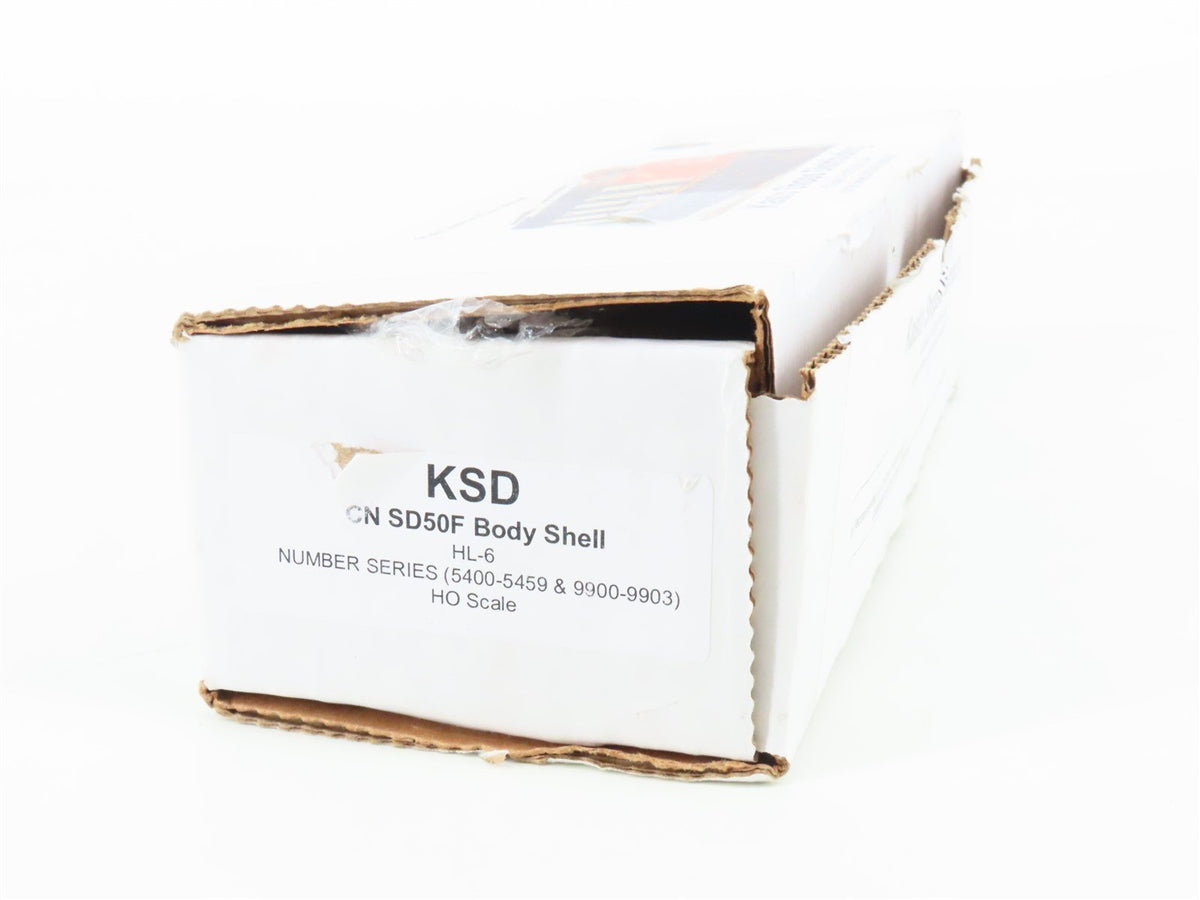 HO Scale Kaslo Shops HL-6 CN SD50F Diesel Locomotive Body Shell Kit SHELL ONLY