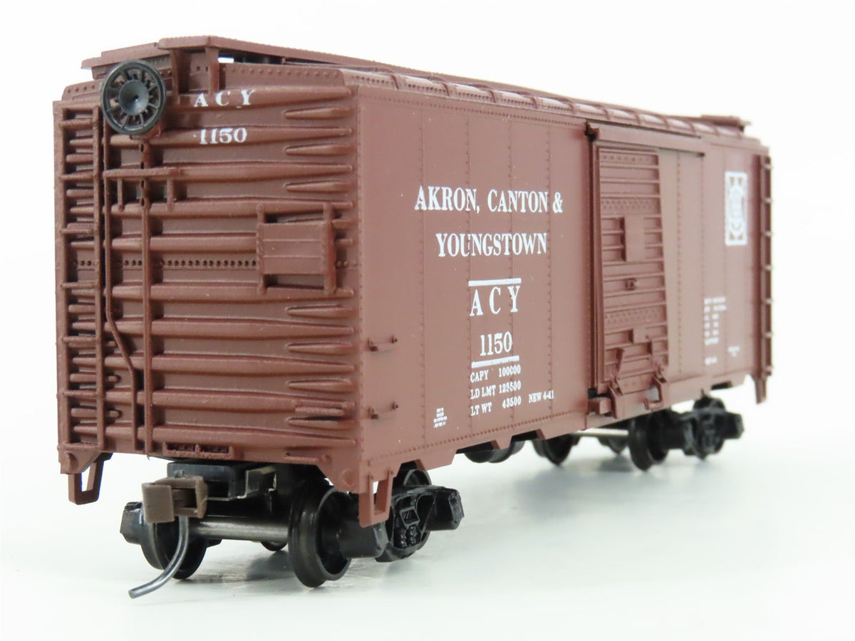HO Athearn Bev-Bel 2396-1 ACY Akron, Canton, &amp; Youngstown 40&#39; Box Car #1150