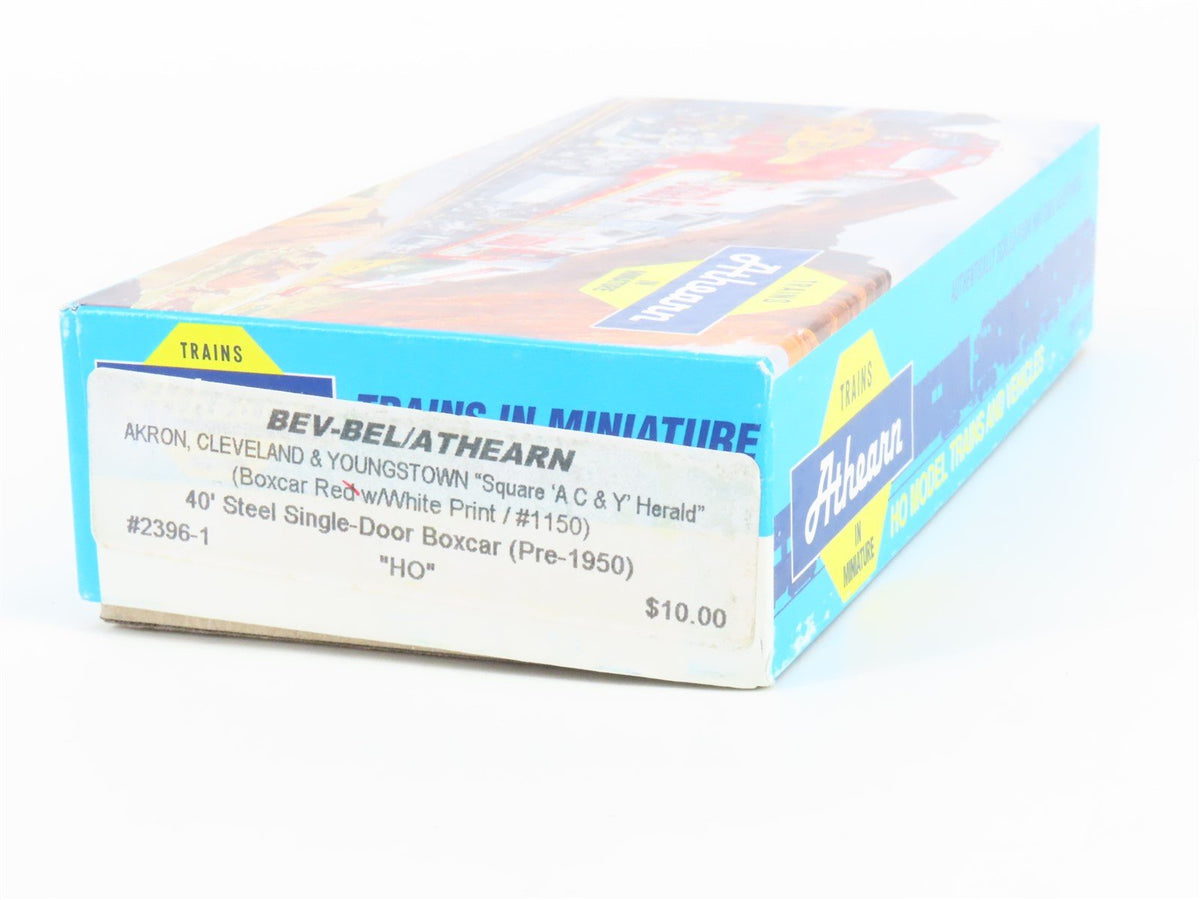 HO Athearn Bev-Bel 2396-1 ACY Akron, Canton, &amp; Youngstown 40&#39; Box Car #1150