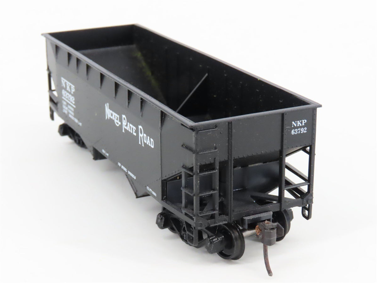 HO Scale Athearn Bev-Bel 952-5 NKP Nickel Plate Road 2-Bay Hopper #63792