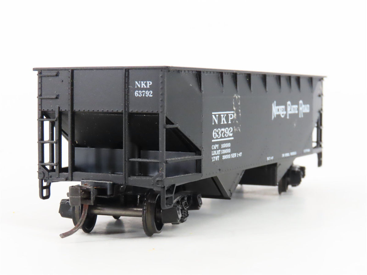 HO Scale Athearn Bev-Bel 952-5 NKP Nickel Plate Road 2-Bay Hopper #63792