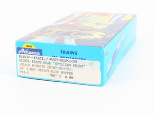 HO Scale Athearn Bev-Bel 952-5 NKP Nickel Plate Road 2-Bay Hopper #63792
