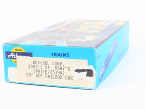 HO Scale Athearn Bev-Bel 382-1 SM St Mary's Railroad 50' Box Car #3354